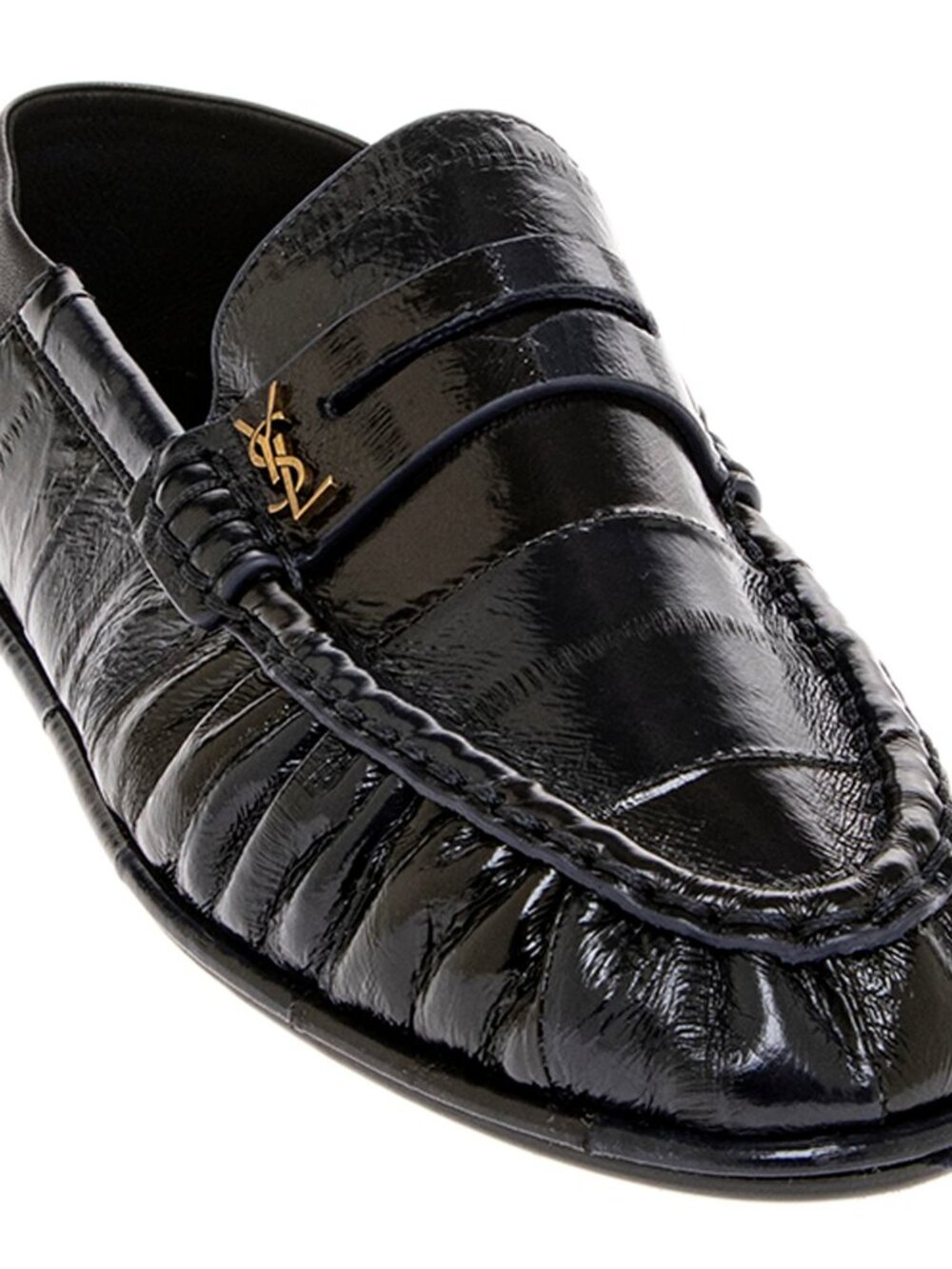 Saint Laurent Foldable Le Loafer in Hagfish Leather